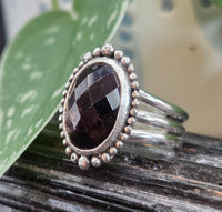 Faceted Garnet